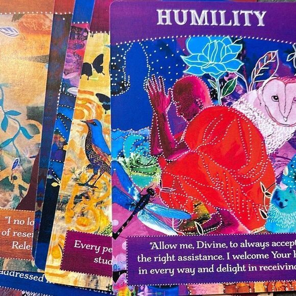 Divine Abundance oracle cards mini deck 51 cards Tosha Silver NEW NIP - Picture 7 of 12